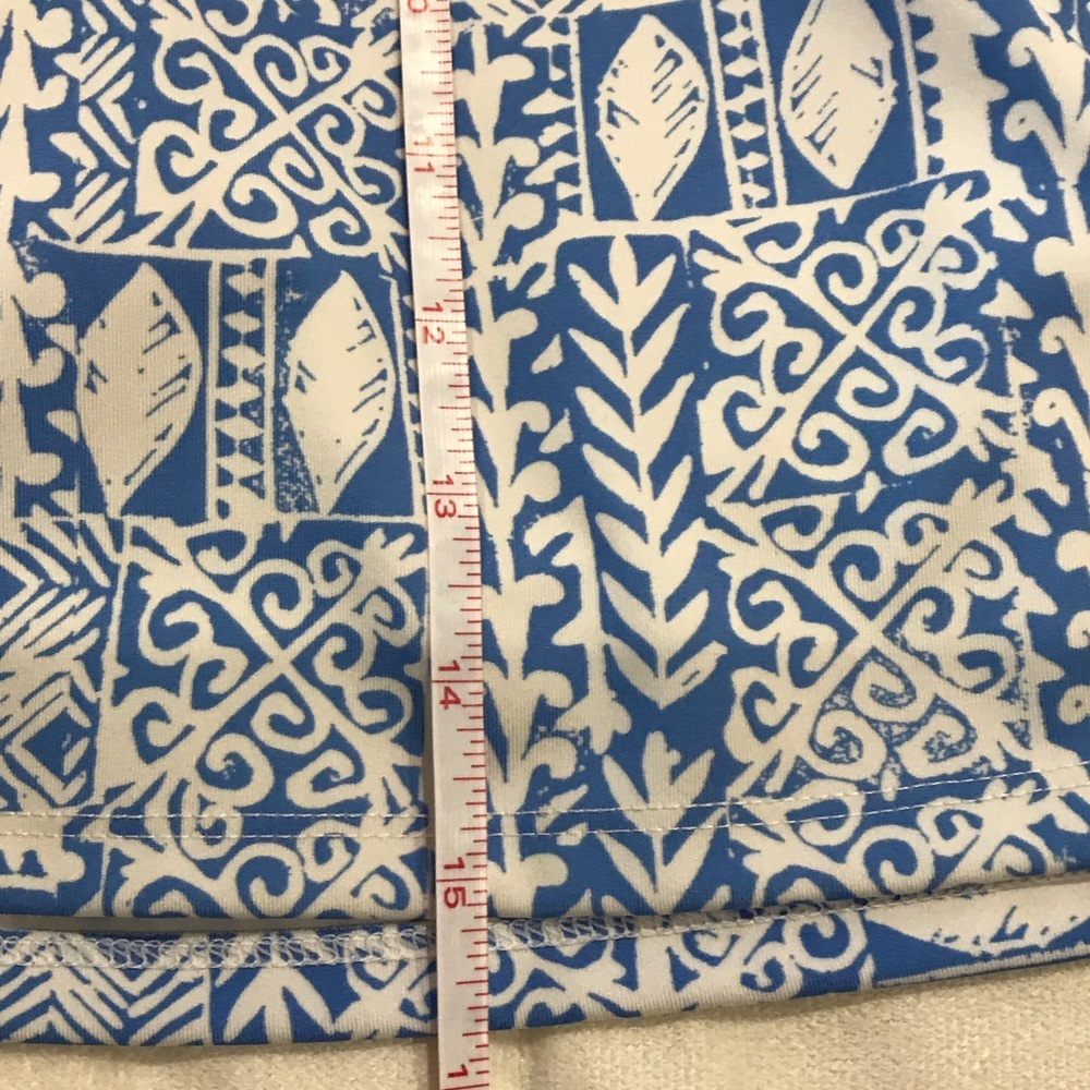 Sigrid Olsen Blue and White Patterned Skort Set - Picture 11 of 11